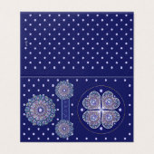 Blue Rosace Kaart (Buitenkant ongevouwen)