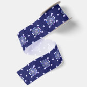 Blue Rosace Lint (Achterkant)