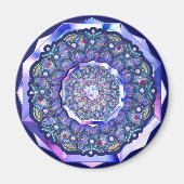 Blue Rosace Magneet (Voorkant)