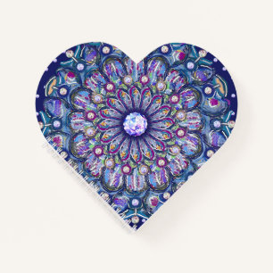 Blue Rosace Notitieboek