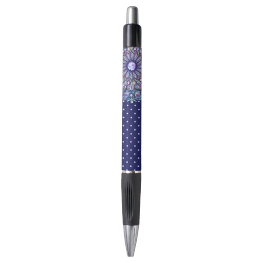 Blue Rosace Pen (Voorkant Verticaal)