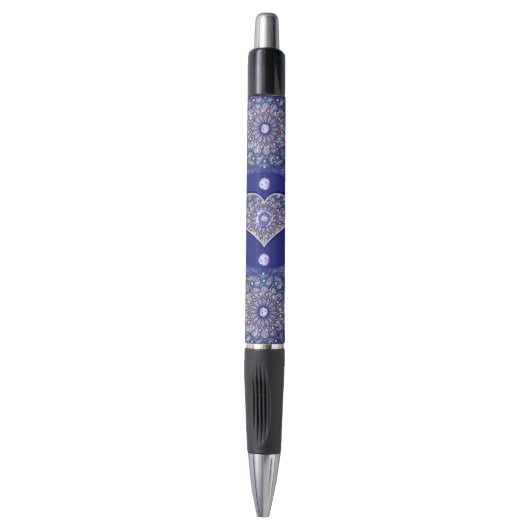 Blue Rosace Pen (Voorkant Verticaal)