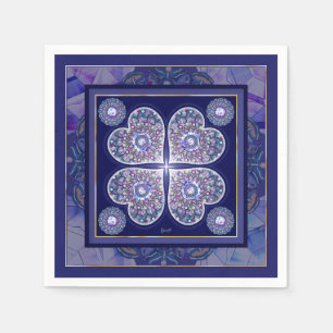 Blue Rosace Servet
