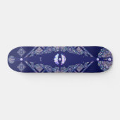 Blue Rosace Skateboard (Horizontaal)