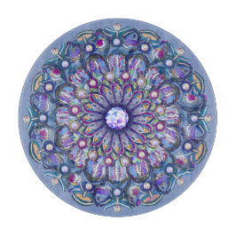 Blue Rosace Snijplank