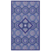 Blue Rosace Tafelkleed (Voorkant)