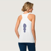 Blue Rosace Tanktop (Volledige Achterkant)