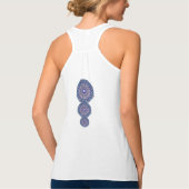 Blue Rosace Tanktop (Achterkant)