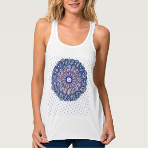 Blue Rosace Tanktop