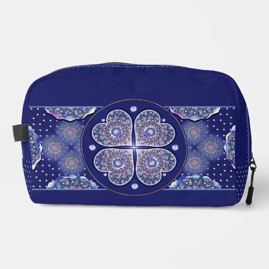 Blue Rosace Toilettasje (Voorkant)