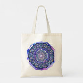 Blue Rosace Tote Bag (Achterkant)