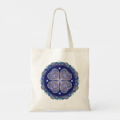 Blue Rosace Tote Bag (Achterkant)