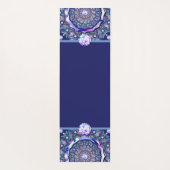 Blue Rosace Yogamat (Achterkant)