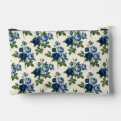 Blue Rose Floral Pattern Etui (Achterkant)