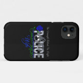 Blue Rose POLITIE-ECHTGENOTE iPhone 5 Hoesje (Achterkant (horizontaal))