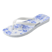 Blue Roses Flip Flops Casual Wear (Schuin)
