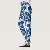 Blue Roses Leggings (Gauche)