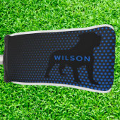 BLUE Rottweiler PUTTER Golfheadcover
