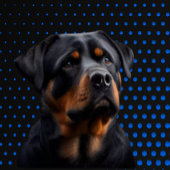 BLUE Rottweiler PUTTER Golfheadcover