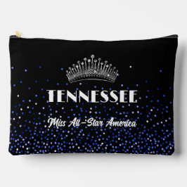 Blue Royal Glitz Pageant Pocket Accessory Bag Etui