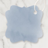 blue rozen bruiloft bedankjes labels (Achterkant)