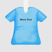 Blue Rozen Nurse medische scrubs ornament (achterkant)