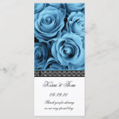 Blue ROZEN Wedding Program aangekondigd Programma (Achterkant)