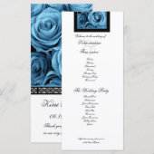 Blue ROZEN Wedding Program aangekondigd Programma (Voorkant / Achterkant)
