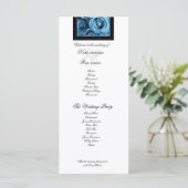 Blue ROZEN Wedding Program aangekondigd Programma (Staand voorkant)