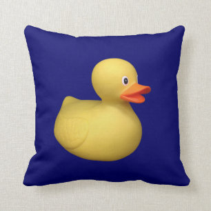 Blue Rubber Duck Pillow Kussen