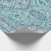  Blue Rug Pattern Cadeaupapier (Hoek)