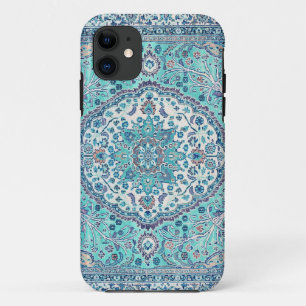  Blue Rug Pattern iPhone 11 Hoesje