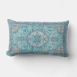 Blue Rug Pattern Kussen