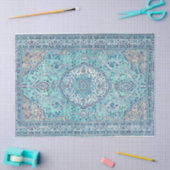 Blue Rug Pattern Tissuepapier (Craft)