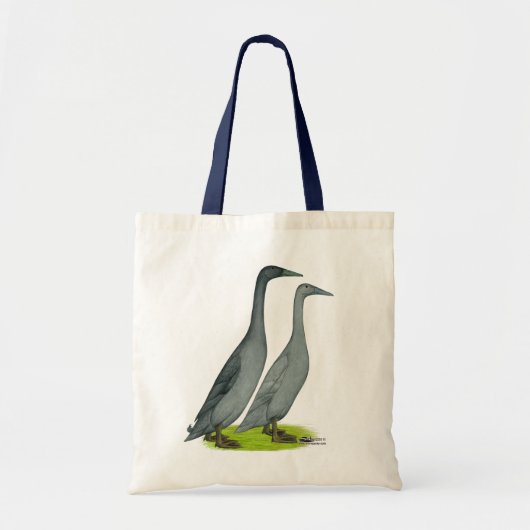 Blue Runner Ducks Tote Bag (Voorkant)