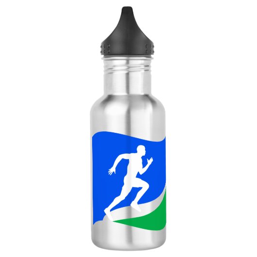 Blue Runner-Logo Waterfles (Links)