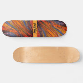 "Blue Rust Strands" sur Skateboard (Horz)