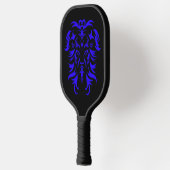Blue Safari Lion Head Tribal Kunst Pickleball Paddle (Links)