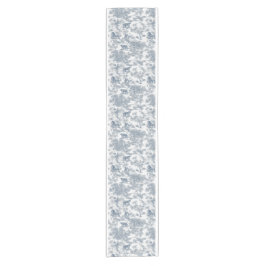 Blue Safari Toile Table Runner Korte Tafelloper