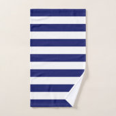 Blue Sailor Stripe (op grote schaal) Bad Handdoek (Handdoek)