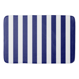 Blue Sailor Stripe (op grote schaal) Badmat