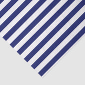 Blue Sailor Stripe (op grote schaal) Tissuepapier (Detail)
