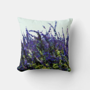 Blue Salvia Art Kussen