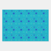 Blue Sand Dollar Inpakpapier Vel (Voorkant 2)