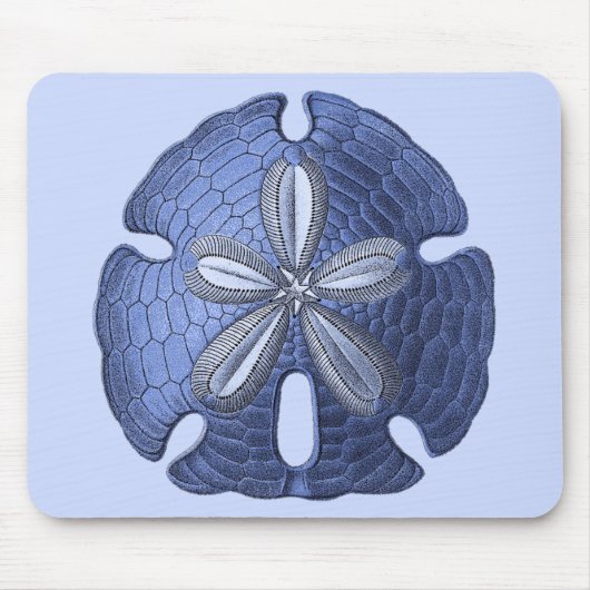 Blue Sand Dollar Muismat (Voorkant)
