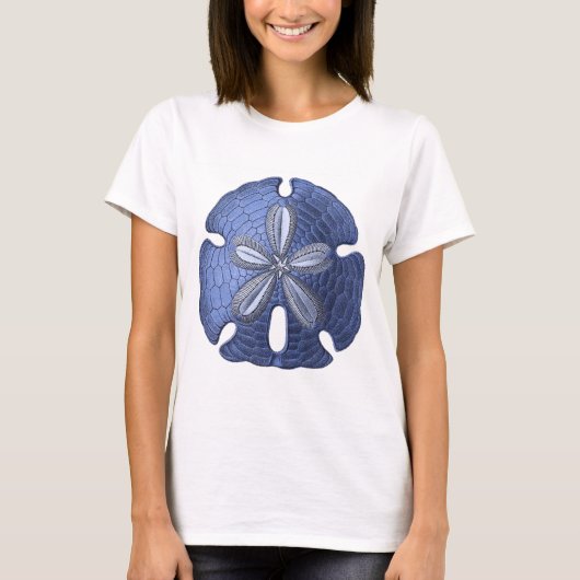 Blue Sand Dollar T-shirt (Voorkant)