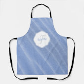 Blue Sand Ripples - Aangepast Schort (Voorkant)