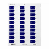 Blue Sandstone Puzzle Label (Full Sheet)