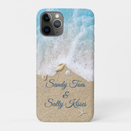 Blue Sandy Toes Salty Kisses iPhone 11 Pro Hoesje