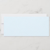 Blue Santa Cheque Gift Voucher Card Kaart (Achterkant)
